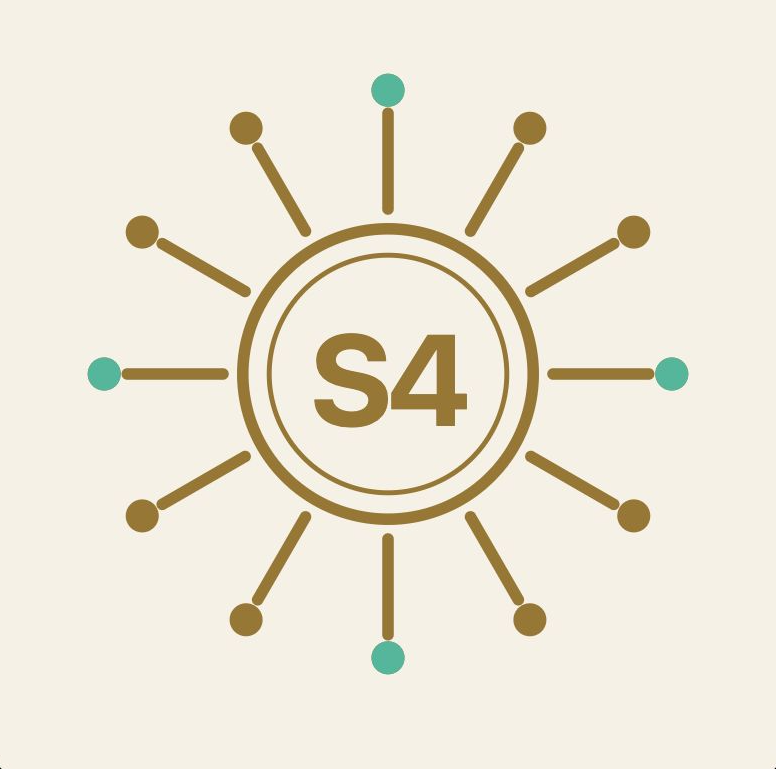 Sun4Ai S4 sunburst mark